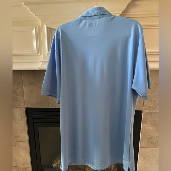 Callaway Polo Golf Shirt Short Sleeve Light Blue w/ Tee's Size XXL - Picture 2 of 7